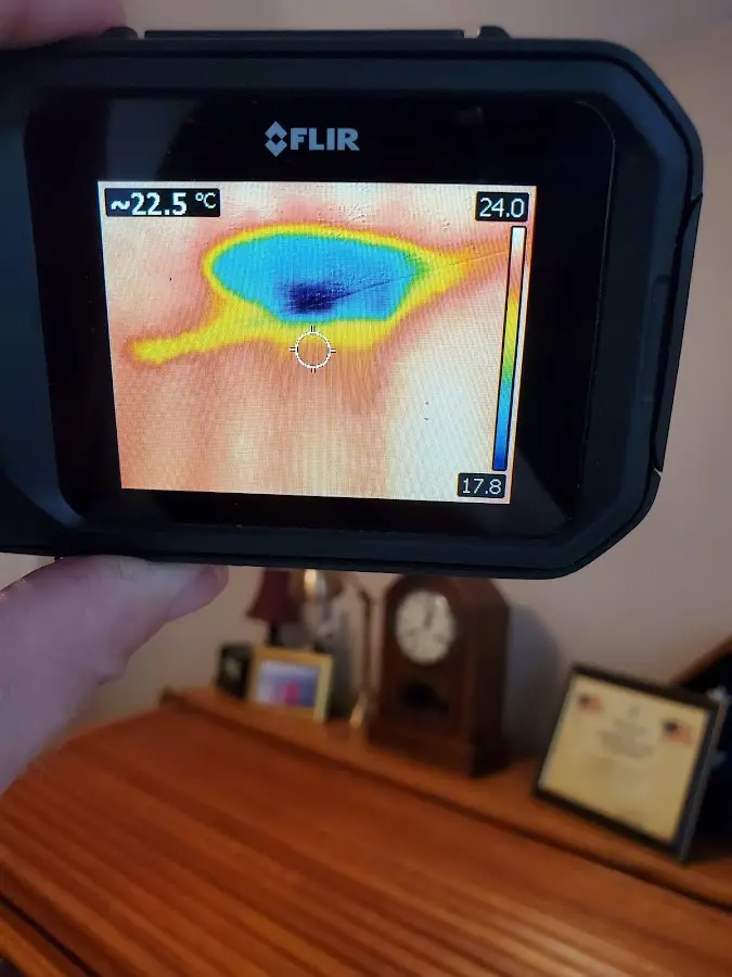 Thermal imaging inspection for water damage in Dickinson